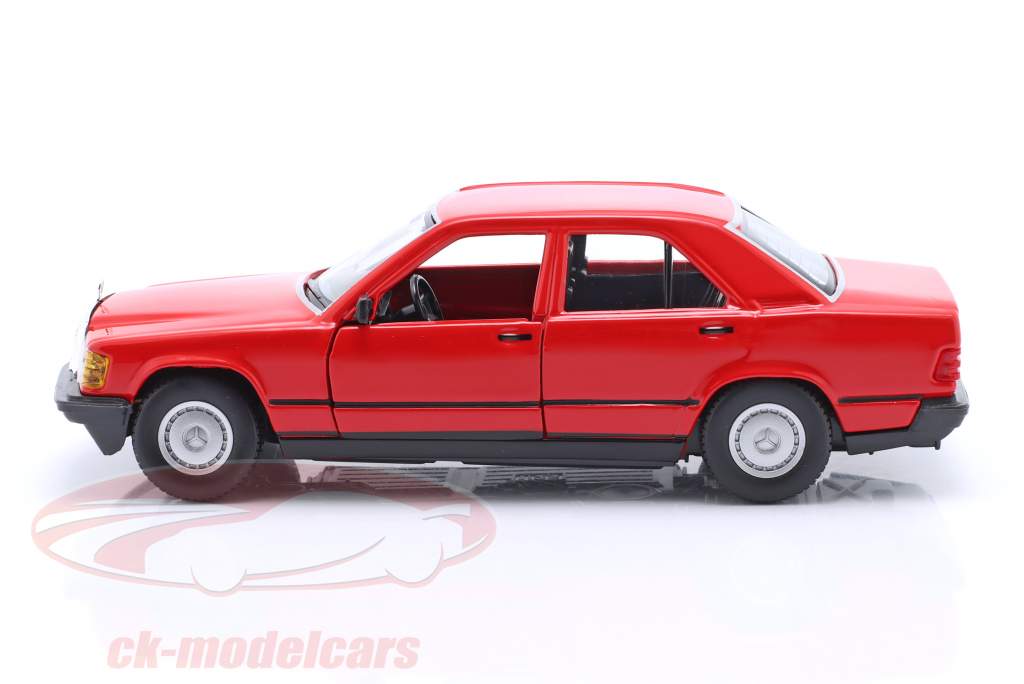 Mercedes-Benz 190E 2.6 Año de construcción 1987 rojo 1:24 Bburago