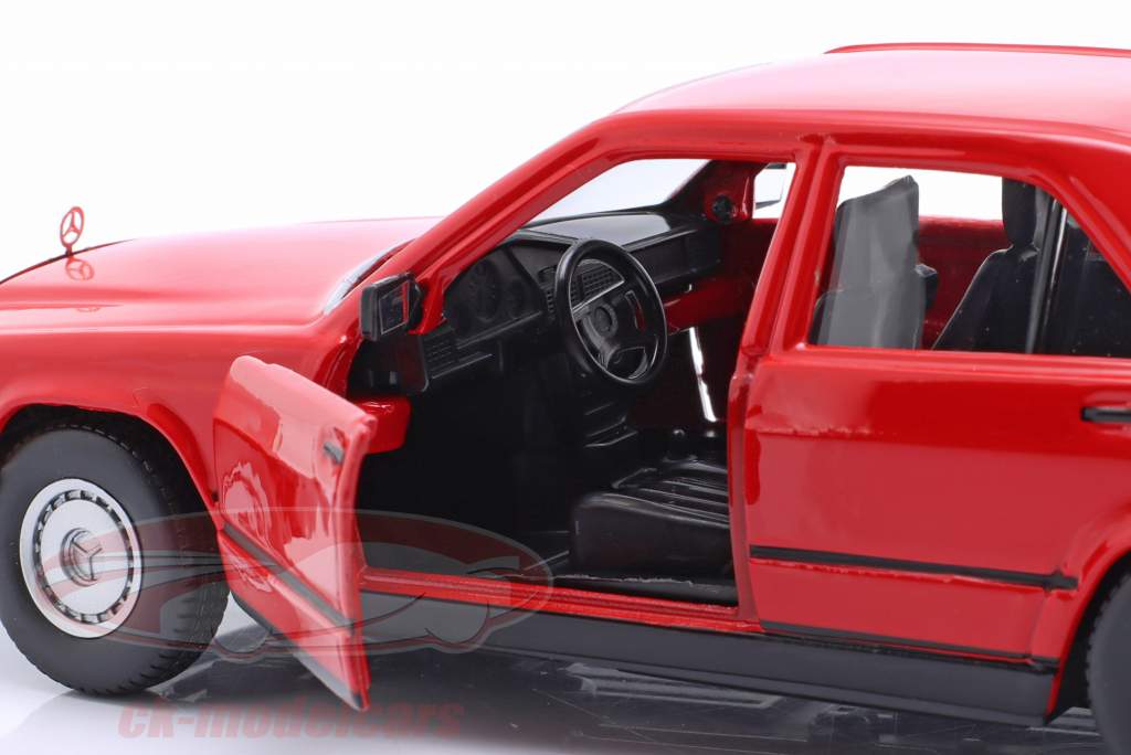 Mercedes-Benz 190E 2.6 Année de construction 1987 rouge 1:24 Bburago