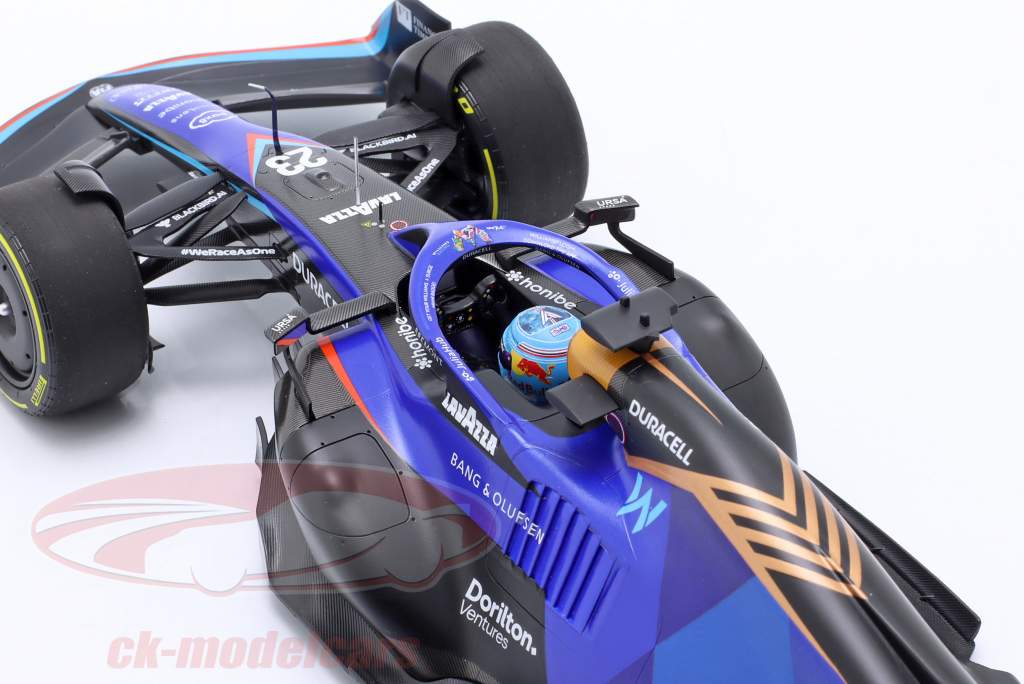 Alexander Albon Williams FW44 #23 Miami GP formel 1 2022 1:18 Minichamps