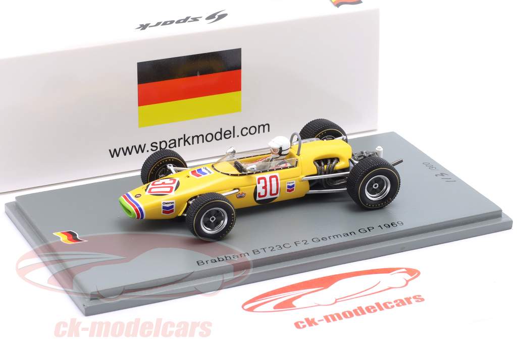 Xavier Perrot Brabham BT23C #30 Germania GP formula 2 1969 1:43 Spark