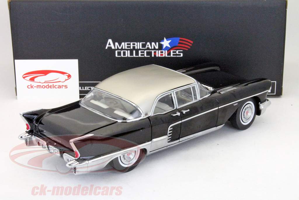 Cadillac Eldorado Brougham anno 1957 ebano nero 1:18 SunStar