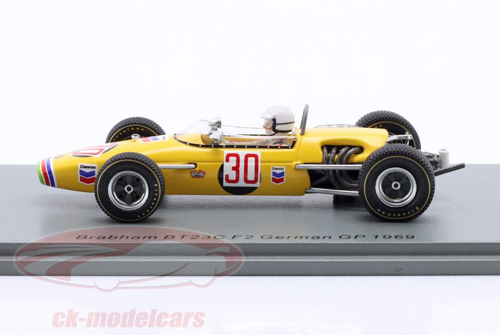 Xavier Perrot Brabham BT23C #30 Germania GP formula 2 1969 1:43 Spark