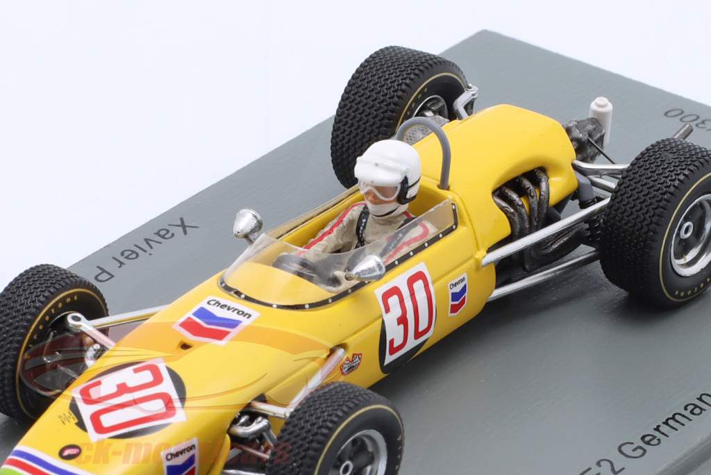 Xavier Perrot Brabham BT23C #30 Germania GP formula 2 1969 1:43 Spark