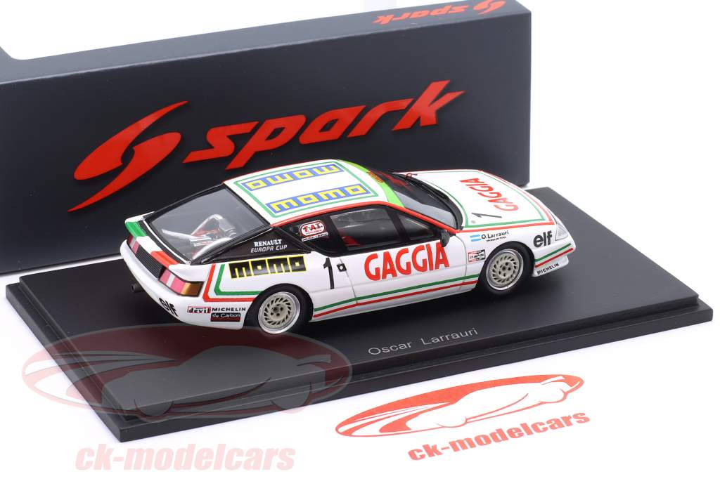 ミニカー　1/43 Alpine V6 Turbo Europa Cup Champion 1987 Massimo Sigala #1 [S7332] Spark 1/43 Alpine V6 Turbo #1 1987 European Cup Massimo