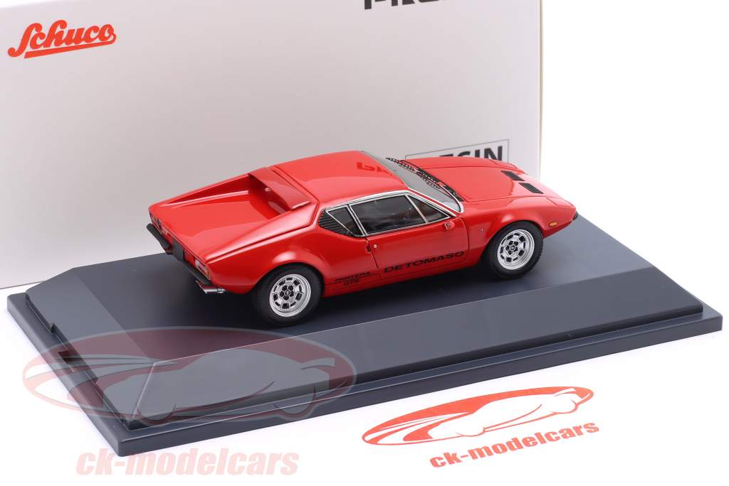 SCALA製　De Tomaso Pantera GTS ロードカー1973年 Schuco 1:43 De Tomaso Pantera GTS year 1973 red 450925300