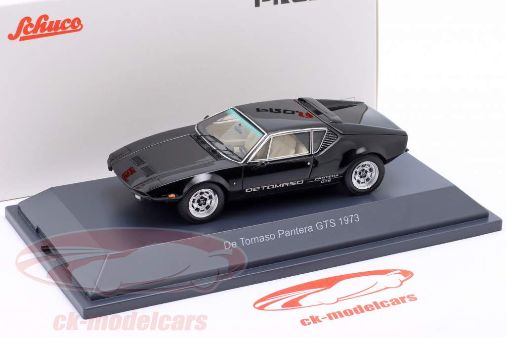 De Tomaso Pantera GTS Année de construction 1973 noir 1:43 Schuco