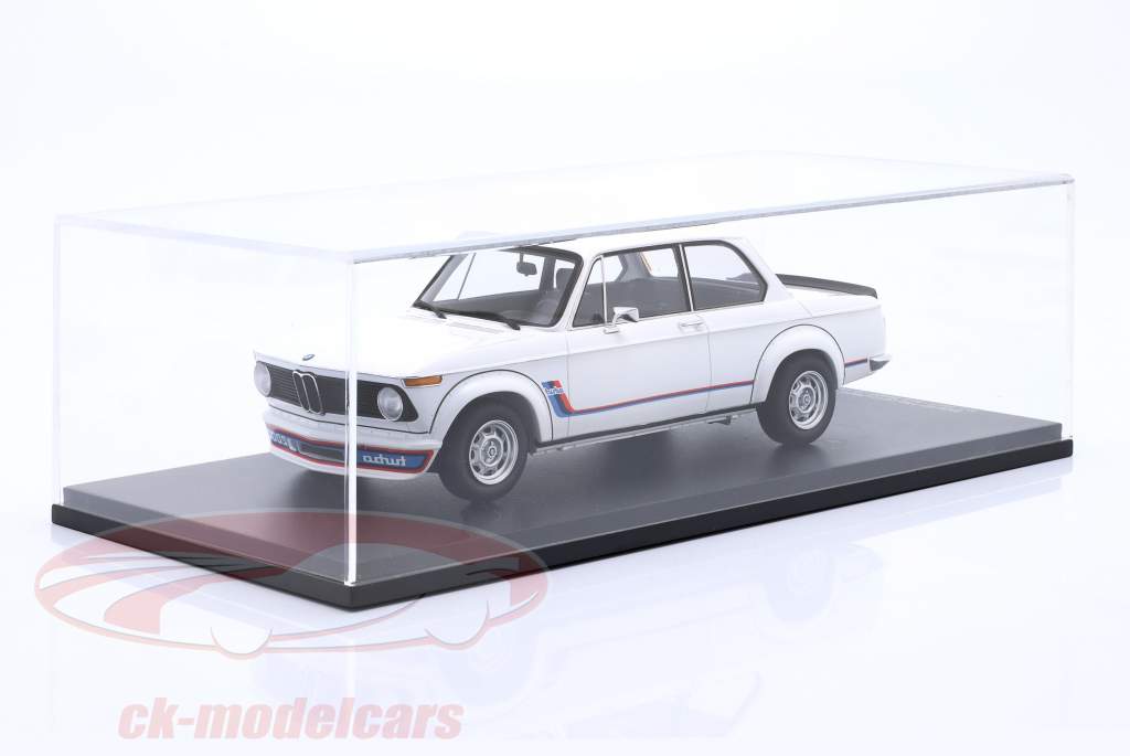 BMW 2002 Turbo Byggeår 1973 hvid 1:18 Spark