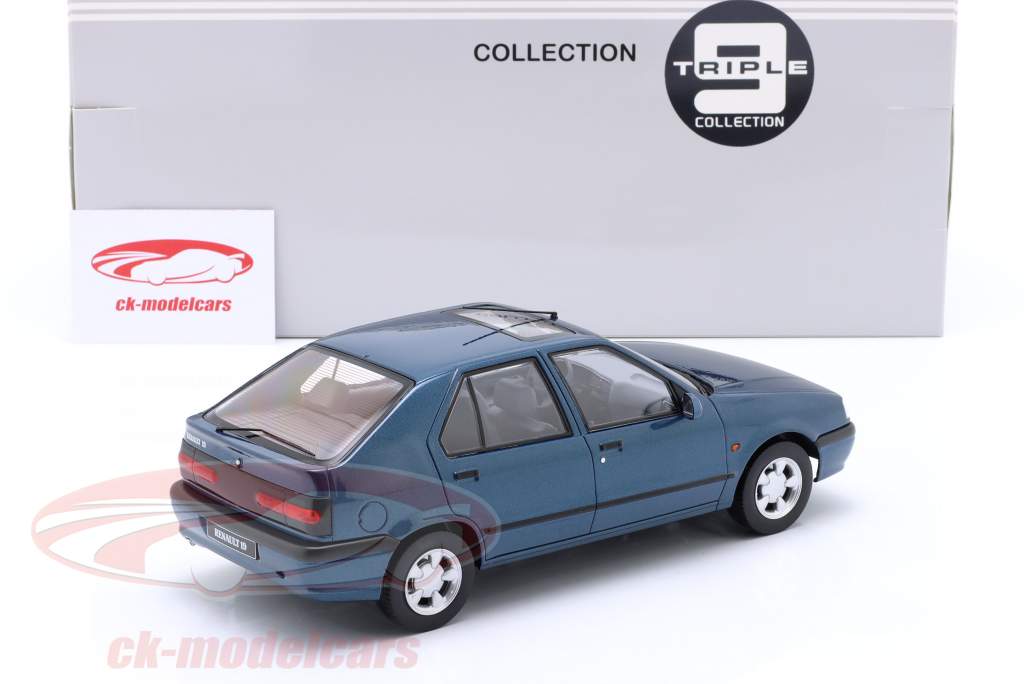 Renault 19 Ano de construção 1994 laguna azul metálico 1:18 Triple9