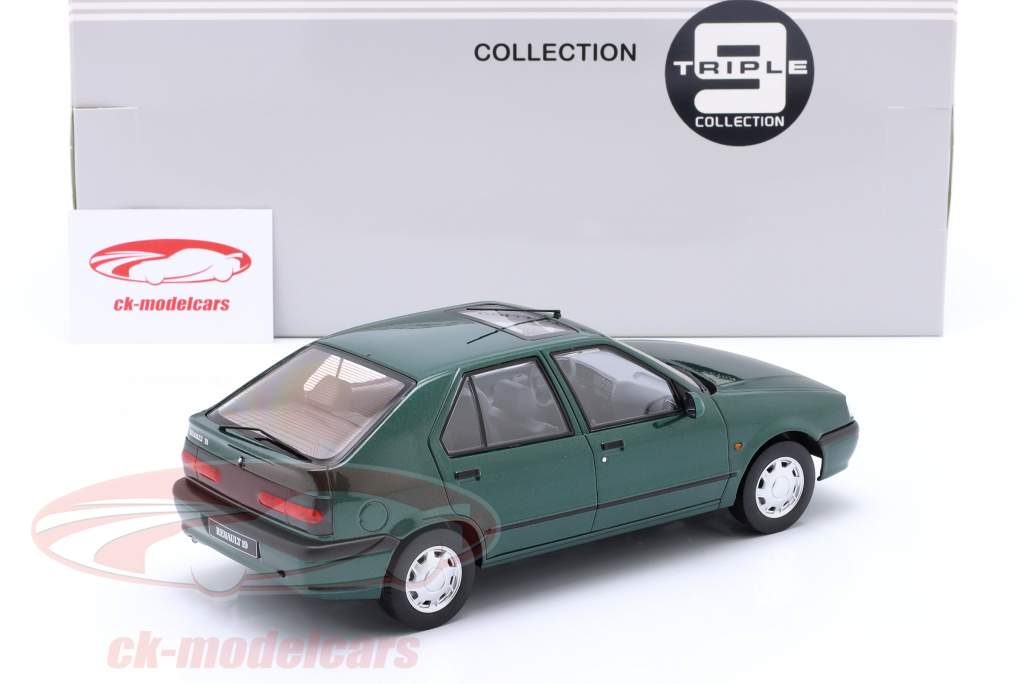 Renault 19 Ano de construção 1994 Britânico verde metálico 1:18 Triple9