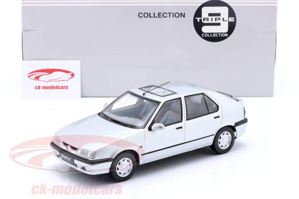Renault 19 Anno di costruzione 1994 stratos argento metallico 1:18 Triple9