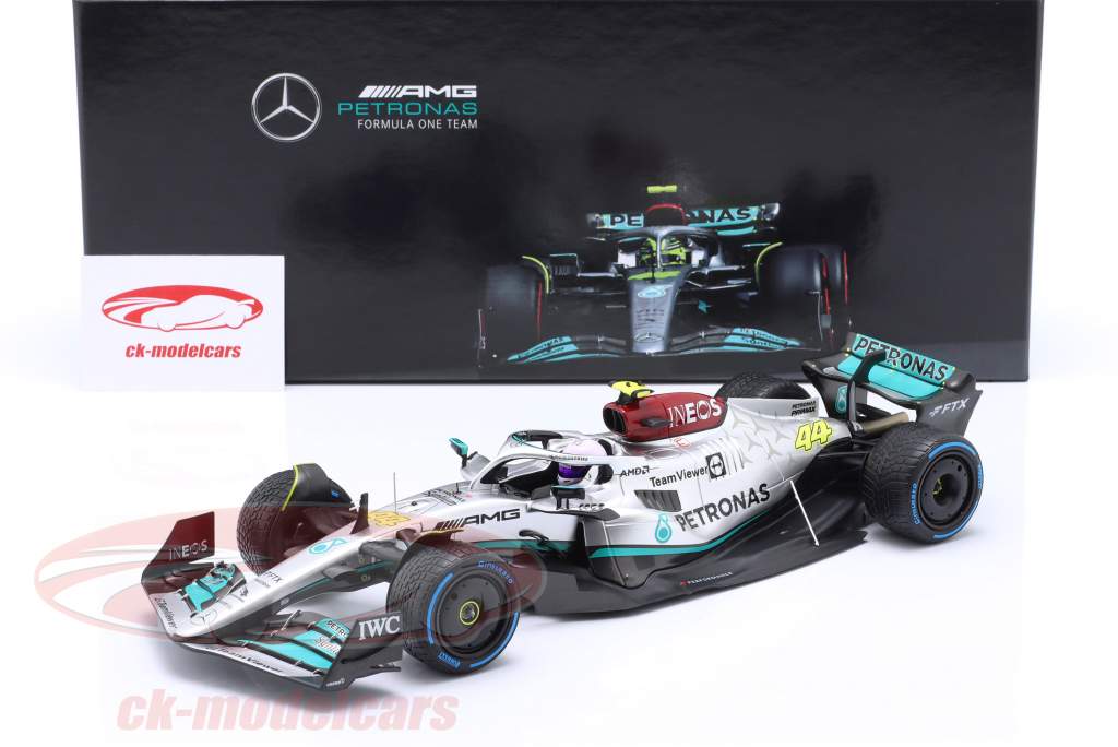 L. Hamilton Mercedes-AMG F1 W13 #44 8ème Monaco GP formule 1 2022 1:18 Minichamps