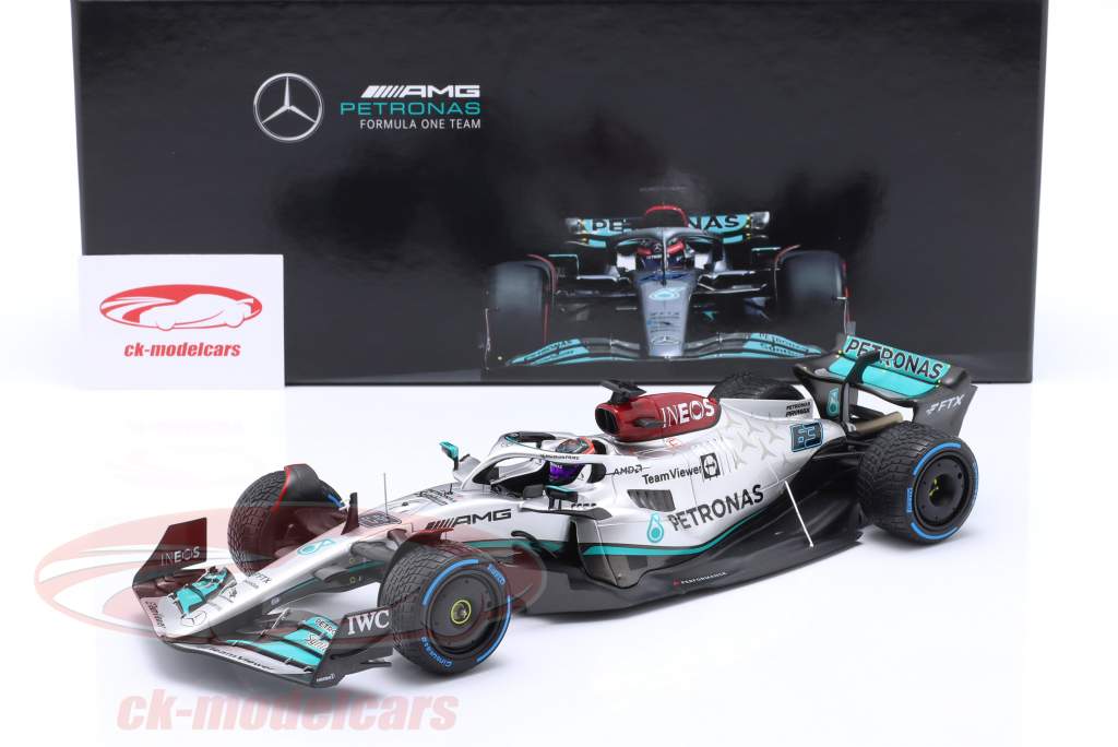 G. Russell Mercedes-AMG F1 W13 #63 5th Monaco GP formula 1 2022 1:18 Minichamps