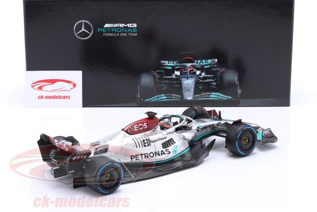 G. Russell Mercedes-AMG F1 W13 #63 5th Monaco GP formula 1 2022 1:18 Minichamps
