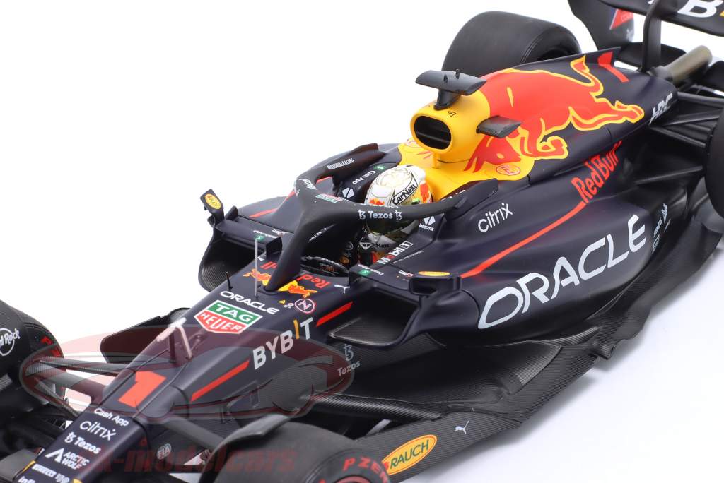 M. Verstappen Red Bull RB18 #1 vinder belgisk GP formel 1 Verdensmester 2022 1:18 Minichamps