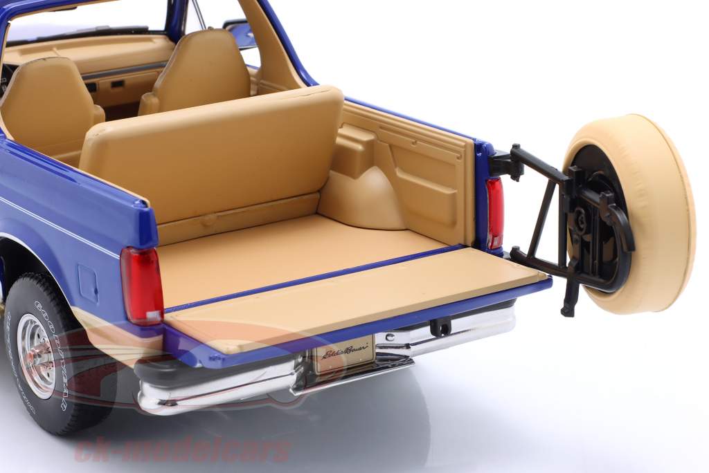 Ford Bronco Eddie Bauer Edition 1996 real azul / bronce 1:18 Greenlight