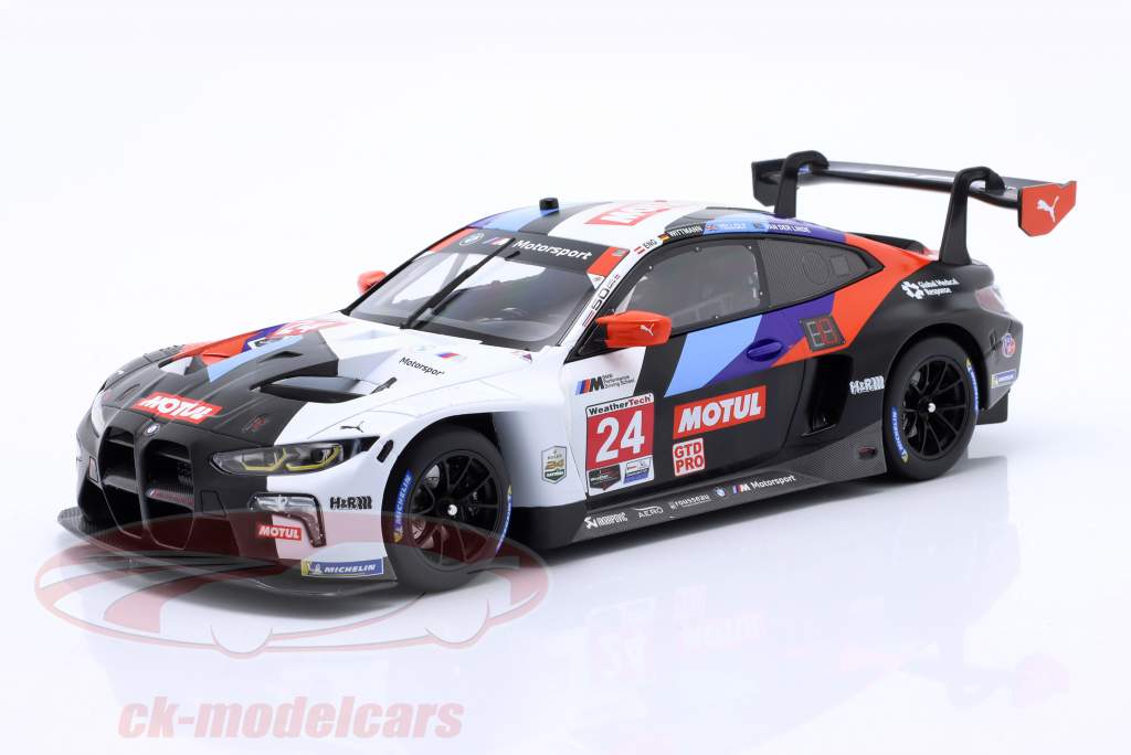 BMW M4 GT3 #24 IMSA 2022 Wittmann, Eng, Yelloly 1:18 Minichamps