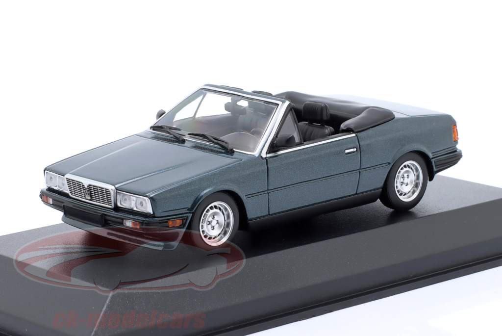 Maserati Biturbo Spyder Année de construction 1984 vert foncé métallique 1:43 Minichamps