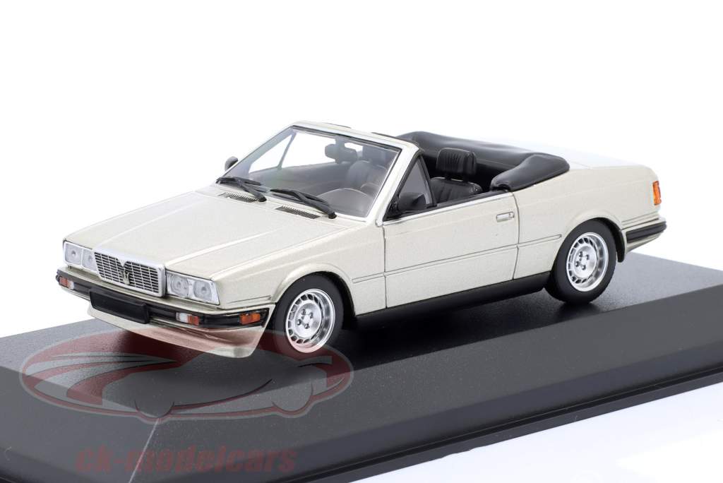 Maserati Biturbo Spyder Anno di costruzione 1984 argento metallico 1:43 Minichamps