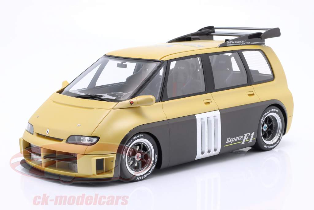 Renault Espace F1 Año de construcción 1994 amarillo dorado / negro 1:12 OttOmobile