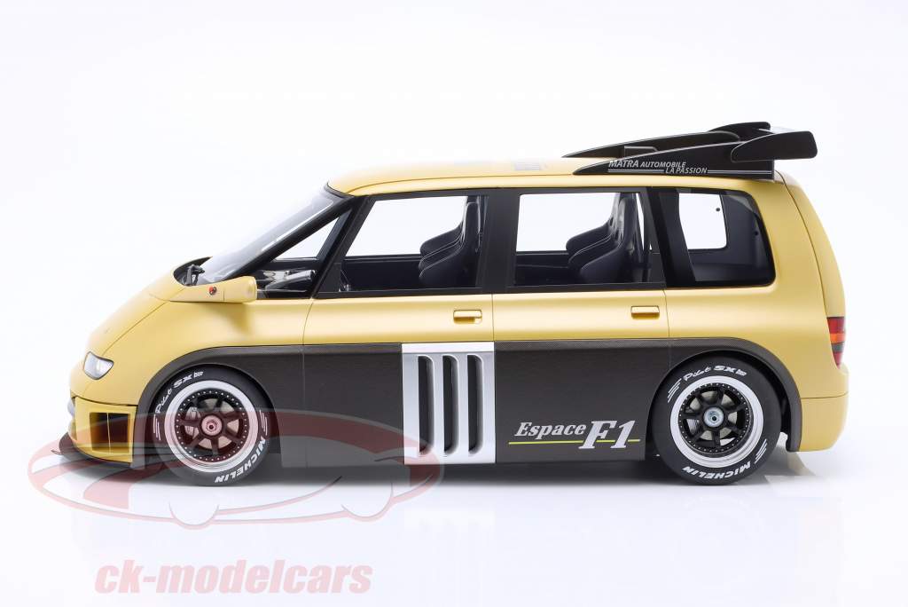 Renault Espace F1 Año de construcción 1994 amarillo dorado / negro 1:12 OttOmobile