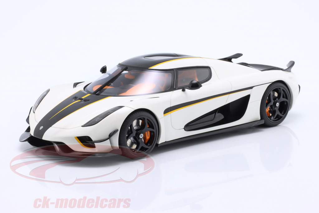 Koenigsegg Regera Año de construcción 2018 blanco 1:18 GT-Spirit