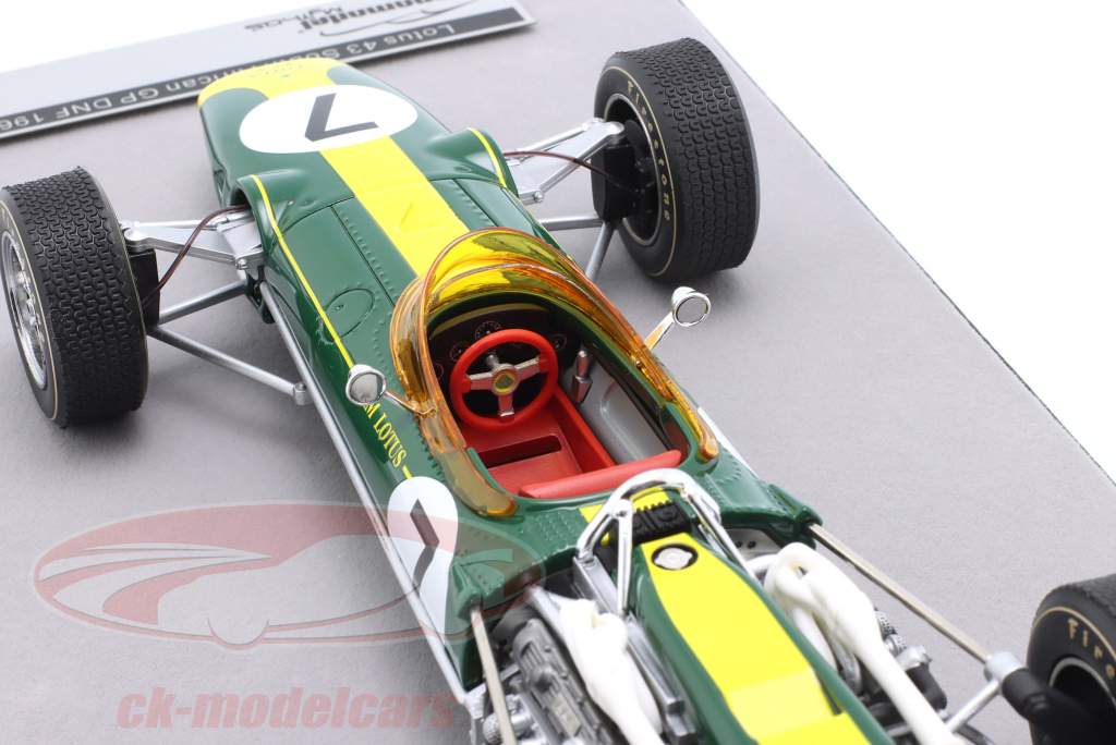 Jim Clark Lotus 43 #7 Sudáfrica GP fórmula 1 1967 1:18 Tecnomodel