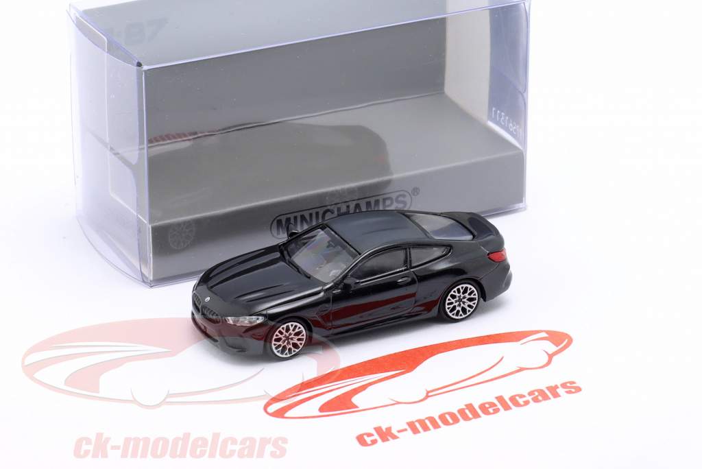 BMW M8 Coupe Année de construction 2019 noir métallique 1:87 Minichamps