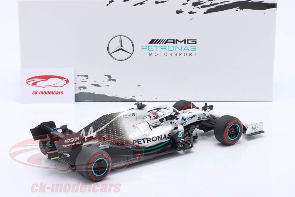 L. Hamilton Mercedes-AMG F1 W10 #44 tysk GP formel 1 Verdensmester 2019 1:18 Minichamps