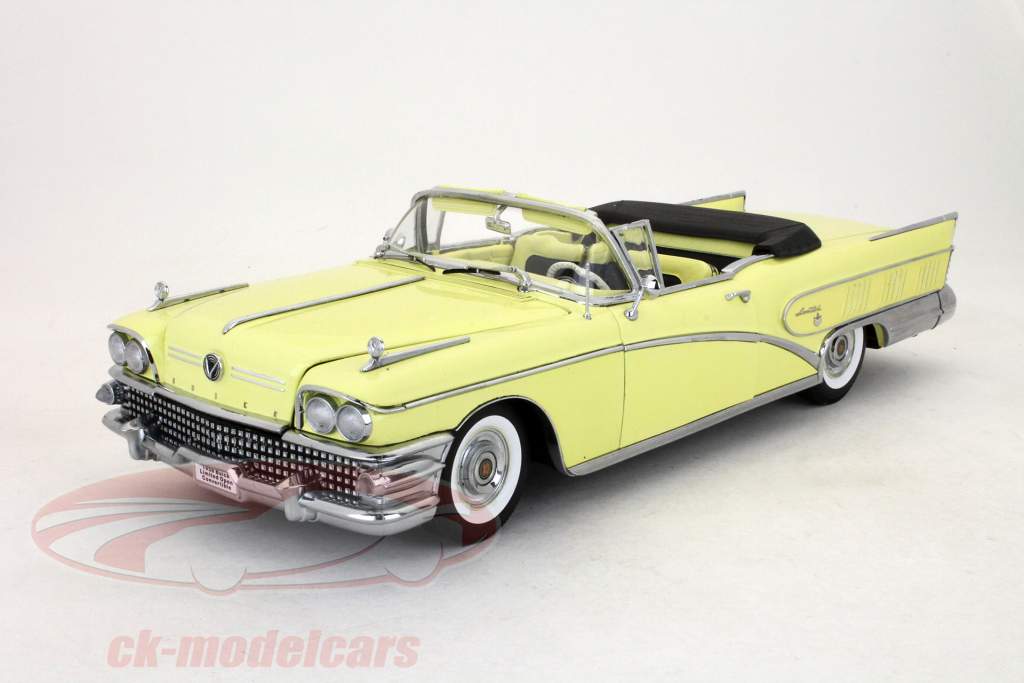 Buick Limited Open Convertible Год 1958 Крем белый 1:18 SunStar