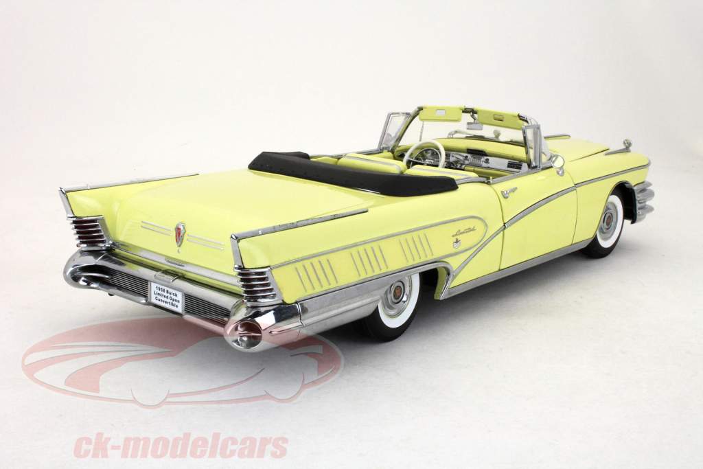 Buick Limited Open Convertible Год 1958 Крем белый 1:18 SunStar