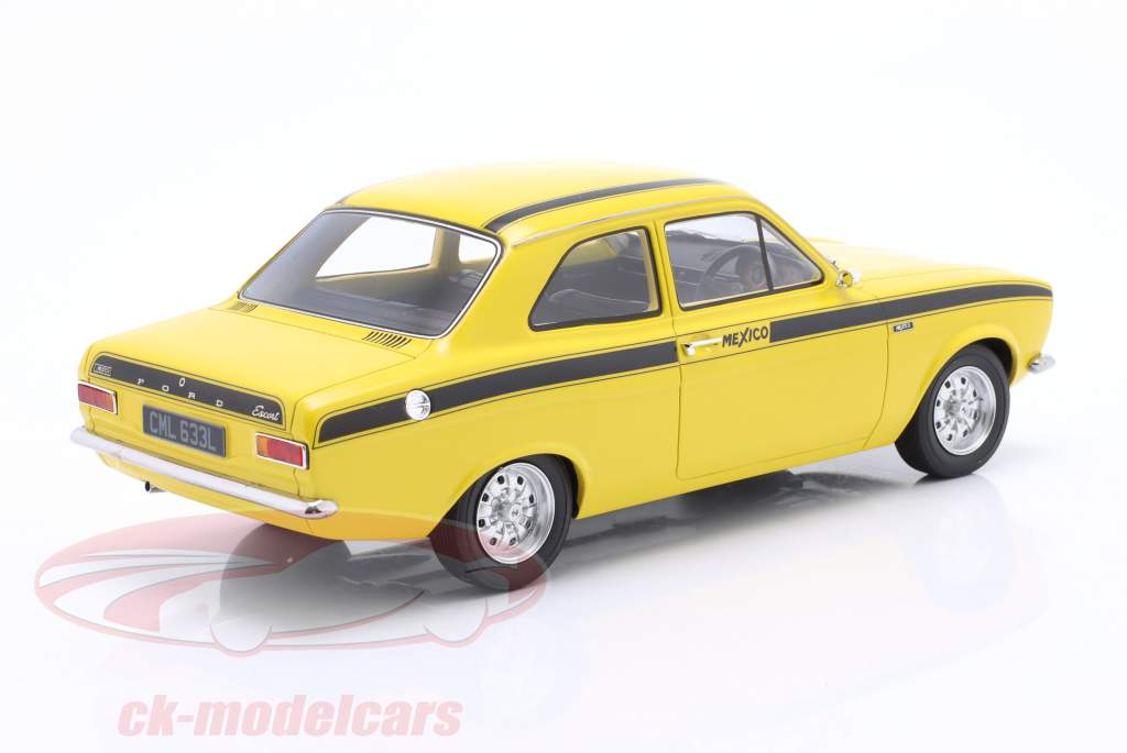 Ford Escort Escort MK1 Mexico Baujahr 1973 gelb 1:18 Cult Scale