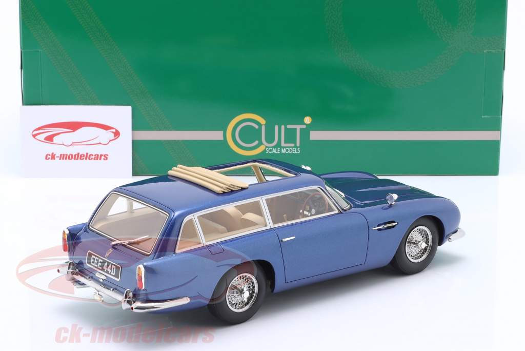 Aston Martin DB5 Shooting Brake Harold Radford 1964 azul metálico 1:18 Cult Scale