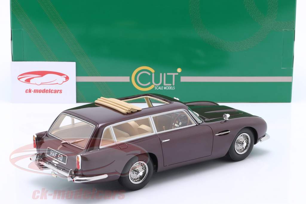 Aston Martin DB5 Shooting Brake Harold Radford 1964 dunkelrot metallic 1:18 Cult Scale