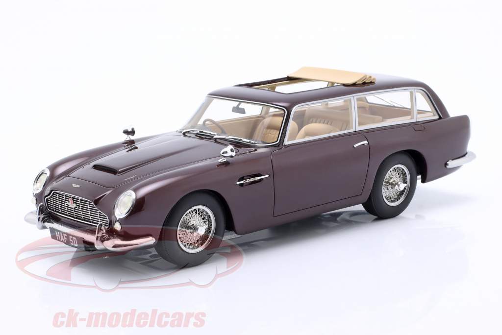 Aston Martin DB5 Shooting Brake Harold Radford 1964 dunkelrot metallic 1:18 Cult Scale