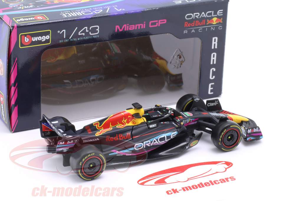 M. Verstappen Red Bull RB19 #1 Sieger Miami GP Formel 1 Weltmeister 2023 1:43 Bburago