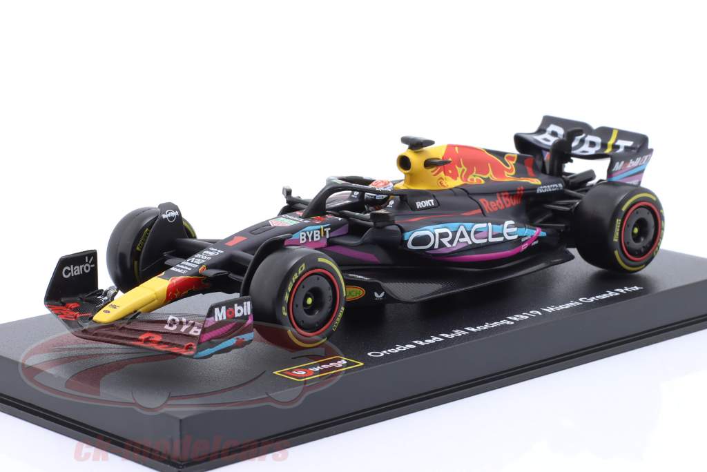 M. Verstappen Red Bull RB19 #1 winnaar Miami GP formule 1 Wereldkampioen 2023 1:43 Bburago