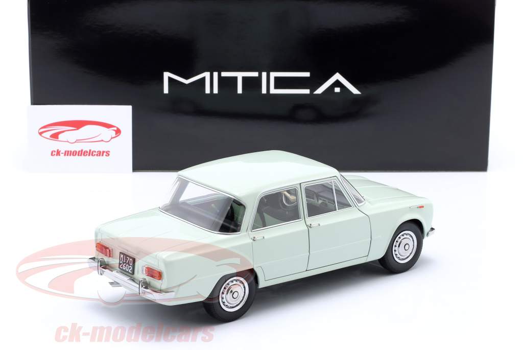 Alfa Romeo Giulia 1.6 Ti 建設年 1962 ライトグリーン 1:18 Mitica
