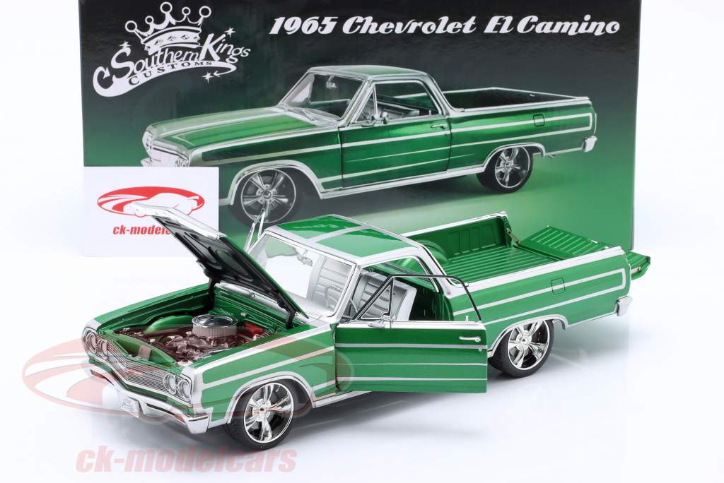 Chevrolet El Camino Customs year 1965 calypso green 1:18 Greenlight