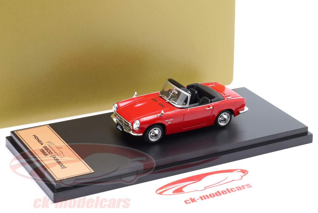 国産名車コレクションHonda S800 (1966) ミニカー 赤 1/24 ミニカーショップ ケンボックス 国産名車コレクションホンダS800