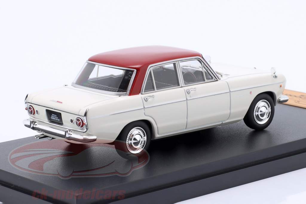 Nissan Prince Skyline 2000GT-B Bouwjaar 1965 wit / rood 1:43 Hachette