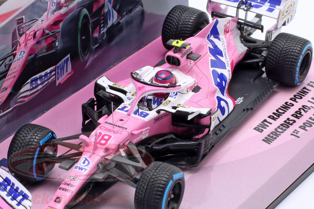 L. Stroll Racing Point RP20 #18 1st Pole Position Turkish GP Formula 1 2020 1:43 Minichamps