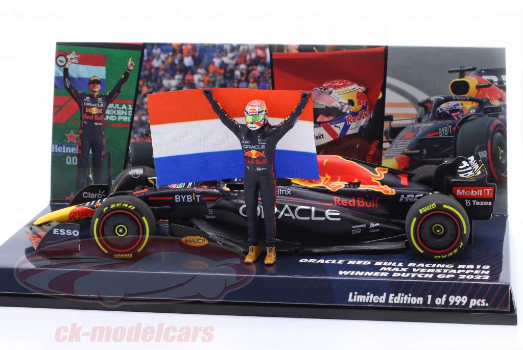 M. Verstappen Red Bull RB18 #1 Winner Dutch GP Formula 1 World Champion 2022 1:43 Minichamps