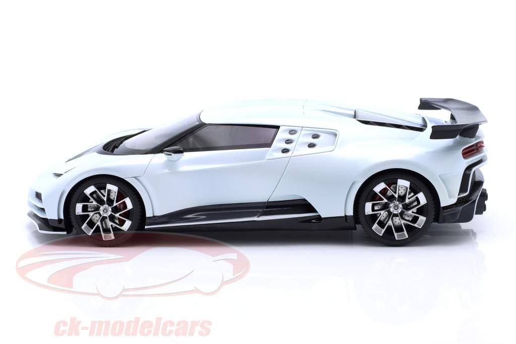 Bugatti Centodieci Byggeår 2022 hvid 1:18 TrueScale