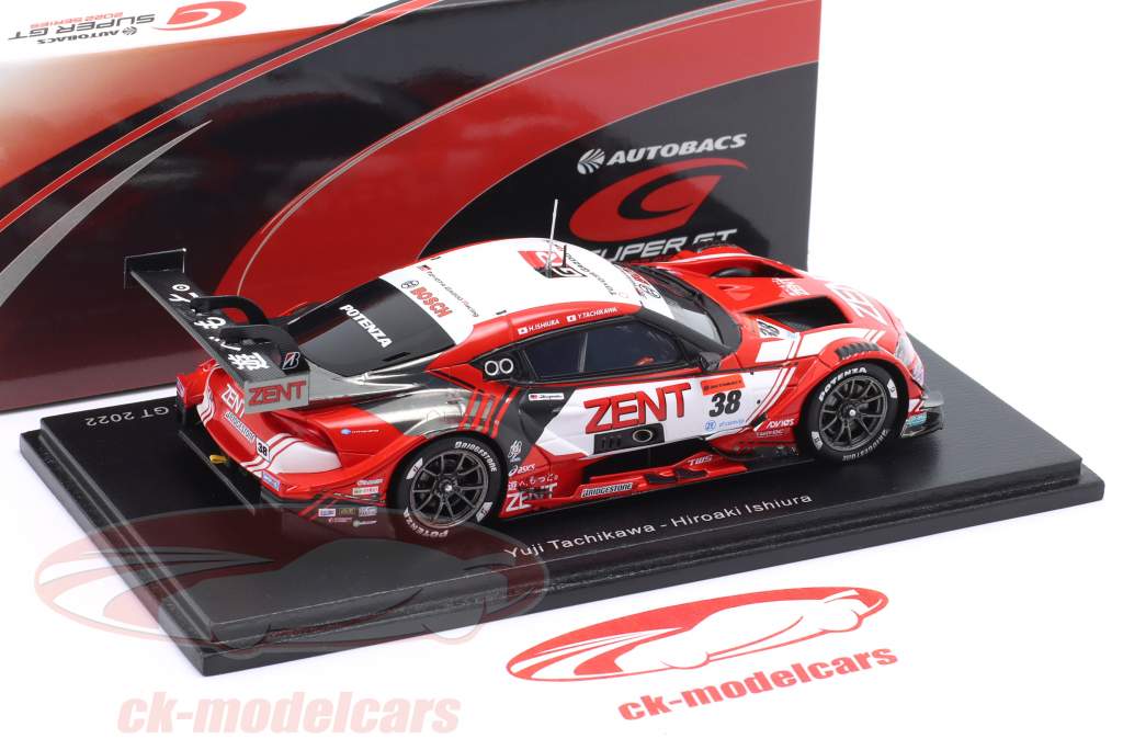 Spark 1:43 Toyota GR Supra #38 GT500 Super GT 2022 Tachikawa