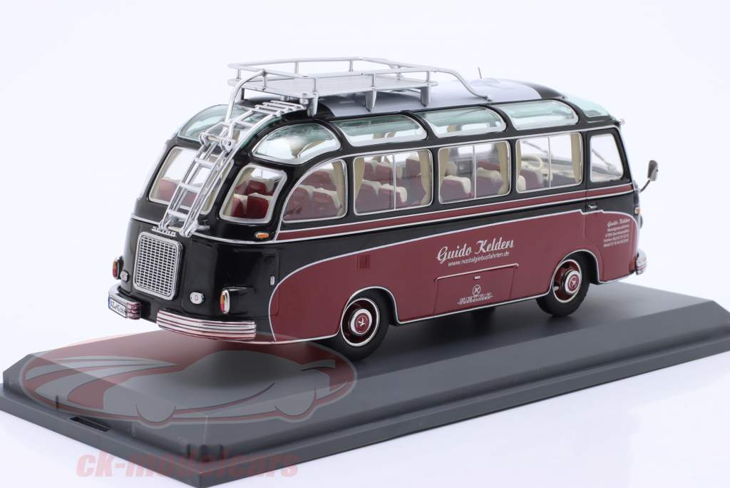 Setra S6 バス 茶色 / 赤 1:43 Schuco