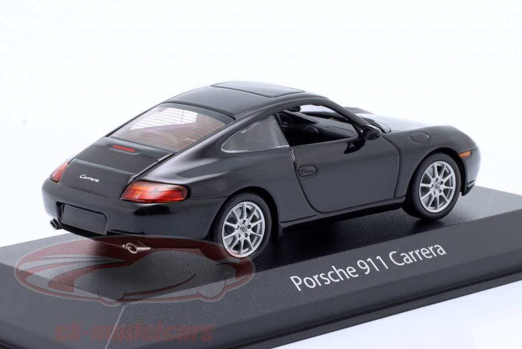 Porsche 911 (996) Baujahr 1998 schwarz metallic 1:43 Minichamps