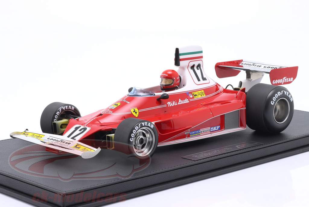 N. Lauda Ferrari 312T #12 vinder belgisk GP formel 1 Verdensmester 1975 1:12 GP Replicas