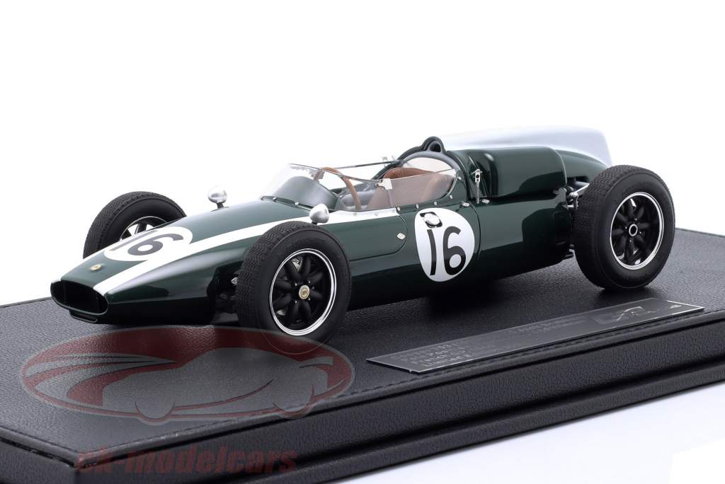 Jack Brabham Cooper T53 #16 winnaar Frans GP formule 1 Wereldkampioen 1960 1:18 GP Replicas
