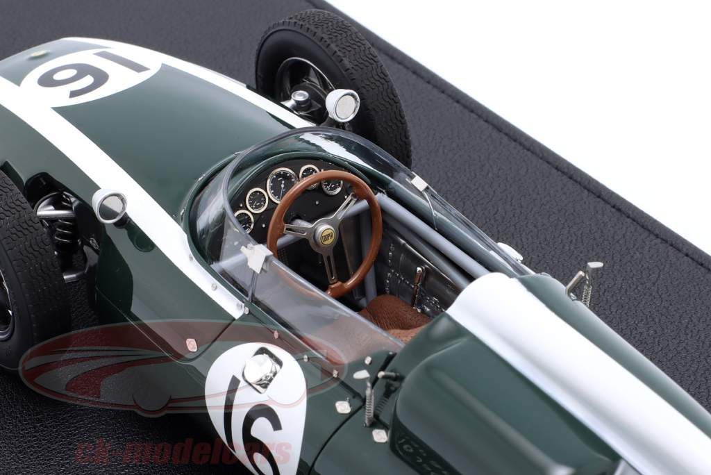 Jack Brabham Cooper T53 #16 winnaar Frans GP formule 1 Wereldkampioen 1960 1:18 GP Replicas