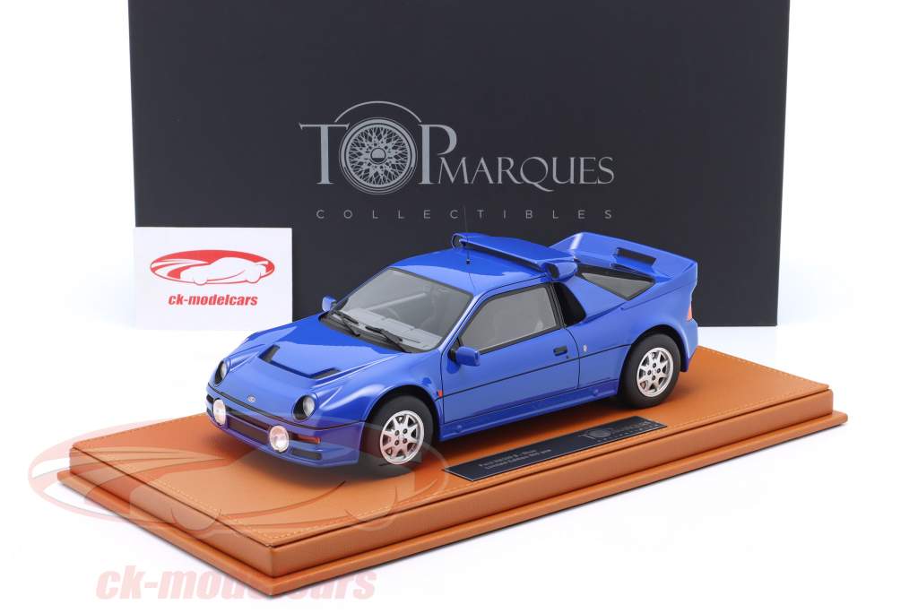 Ford RS200 Evolution Baujahr 1984 blau 1:18 TopMarques